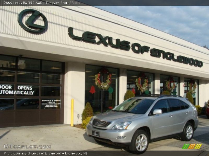 Tungsten Pearl / Black 2009 Lexus RX 350 AWD