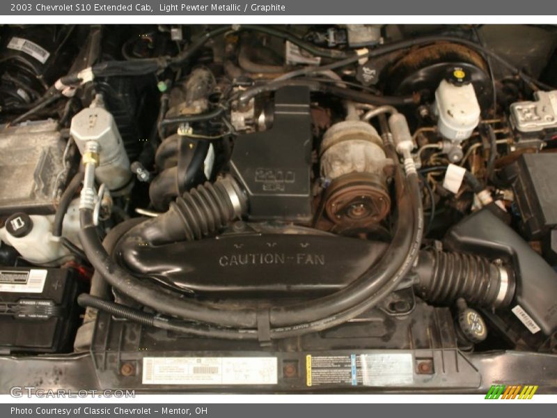  2003 S10 Extended Cab Engine - 2.2 Liter OHV 8V 4 Cylinder