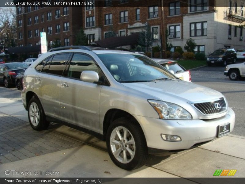 Tungsten Pearl / Black 2009 Lexus RX 350 AWD