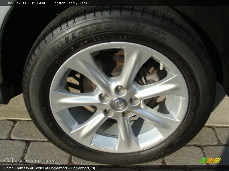 Tungsten Pearl / Black 2009 Lexus RX 350 AWD