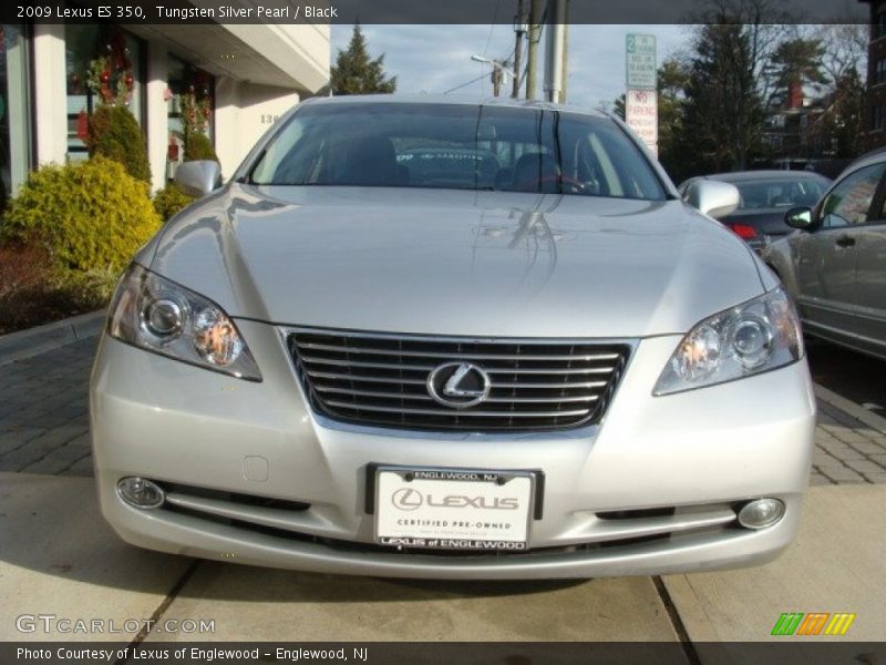 Tungsten Silver Pearl / Black 2009 Lexus ES 350