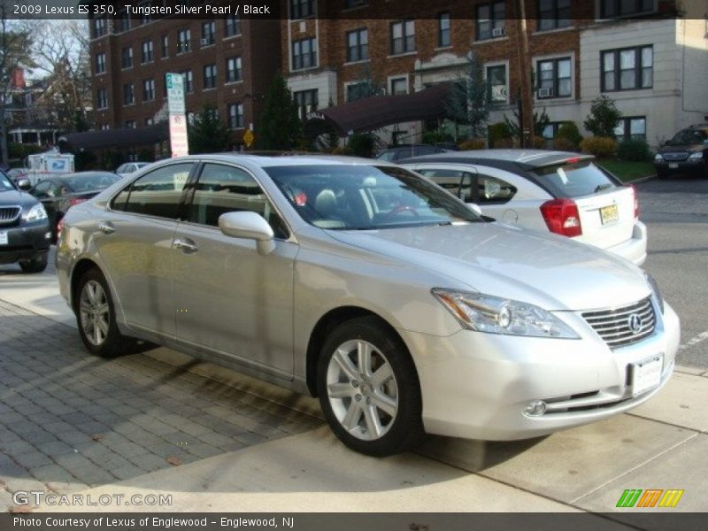 Tungsten Silver Pearl / Black 2009 Lexus ES 350