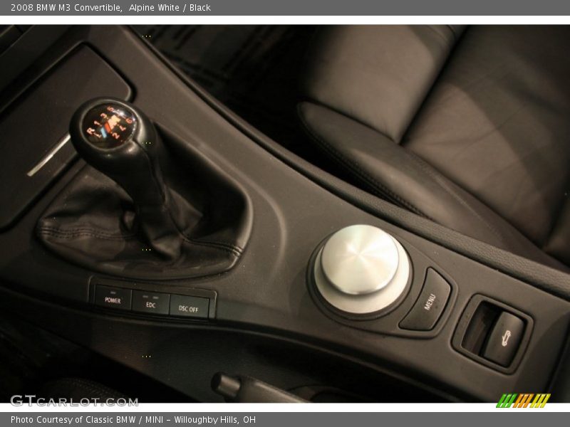 Alpine White / Black 2008 BMW M3 Convertible