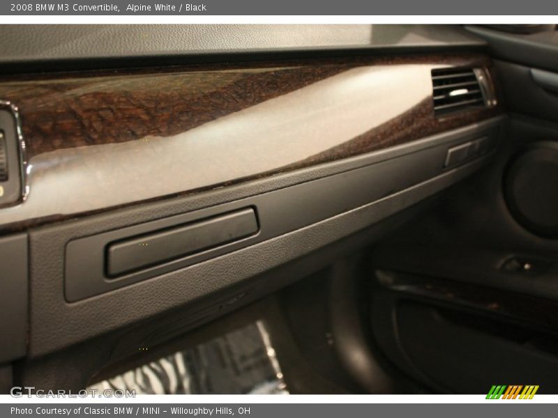 Alpine White / Black 2008 BMW M3 Convertible