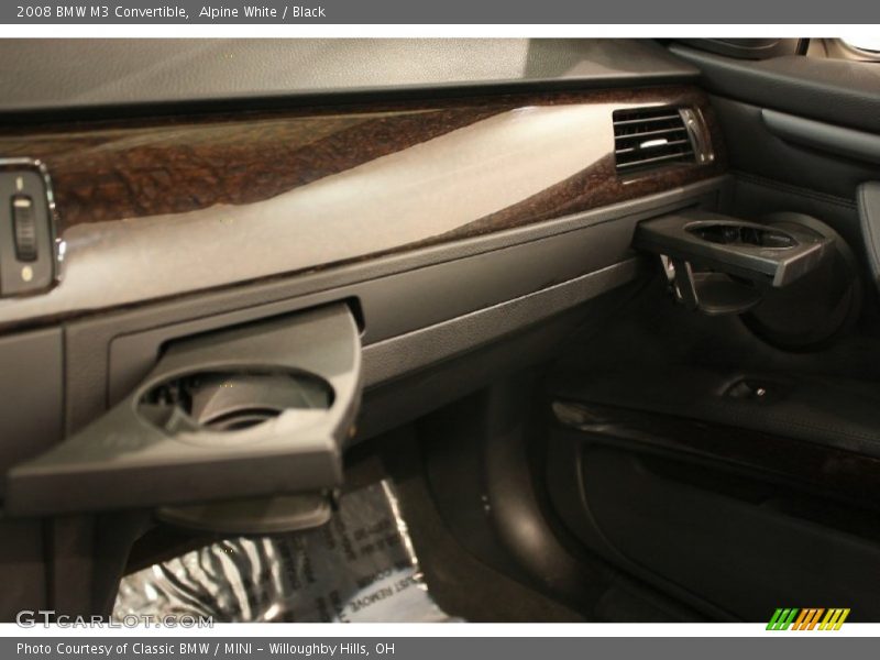 Alpine White / Black 2008 BMW M3 Convertible