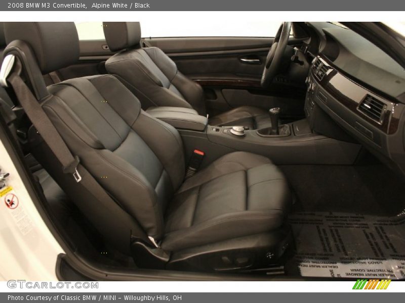 Alpine White / Black 2008 BMW M3 Convertible