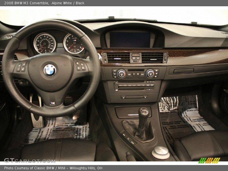 Alpine White / Black 2008 BMW M3 Convertible