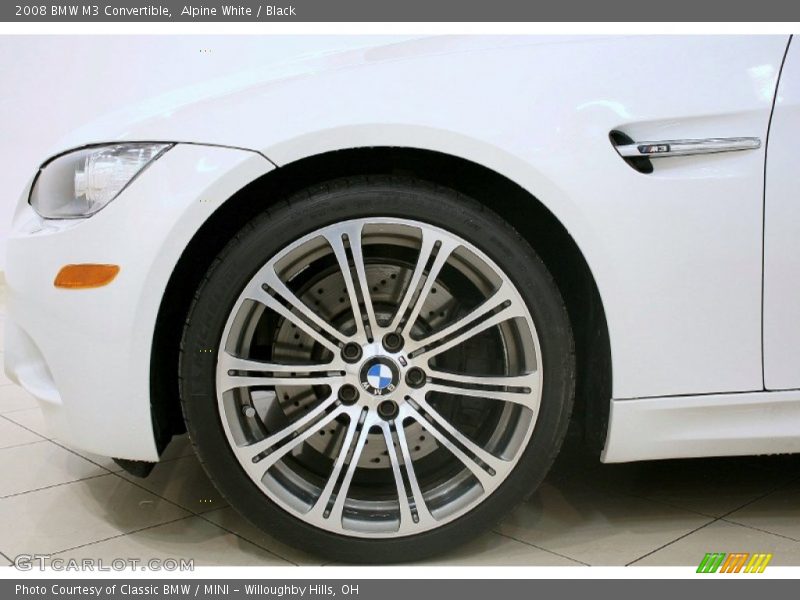 Alpine White / Black 2008 BMW M3 Convertible