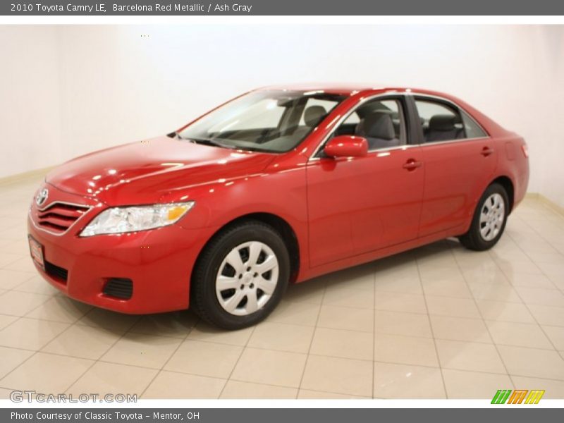 Barcelona Red Metallic / Ash Gray 2010 Toyota Camry LE