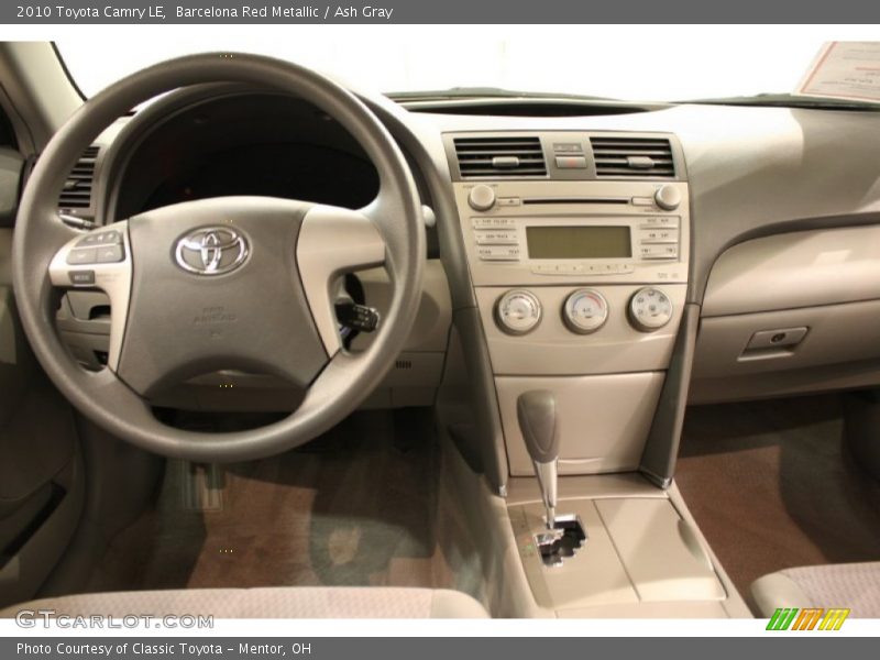 Barcelona Red Metallic / Ash Gray 2010 Toyota Camry LE