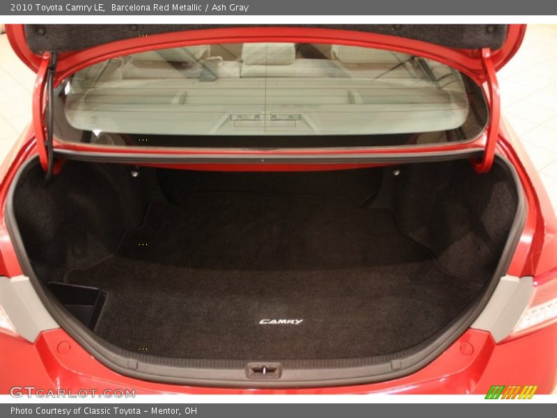 Barcelona Red Metallic / Ash Gray 2010 Toyota Camry LE