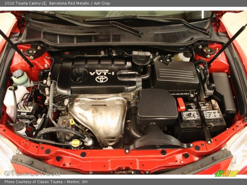Barcelona Red Metallic / Ash Gray 2010 Toyota Camry LE