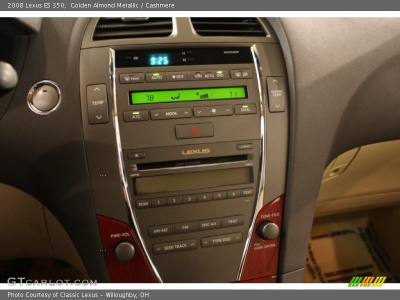 Golden Almond Metallic / Cashmere 2008 Lexus ES 350