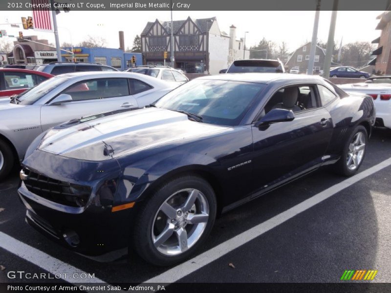 Imperial Blue Metallic / Gray 2012 Chevrolet Camaro LT Coupe