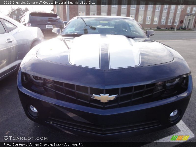 Imperial Blue Metallic / Gray 2012 Chevrolet Camaro LT Coupe