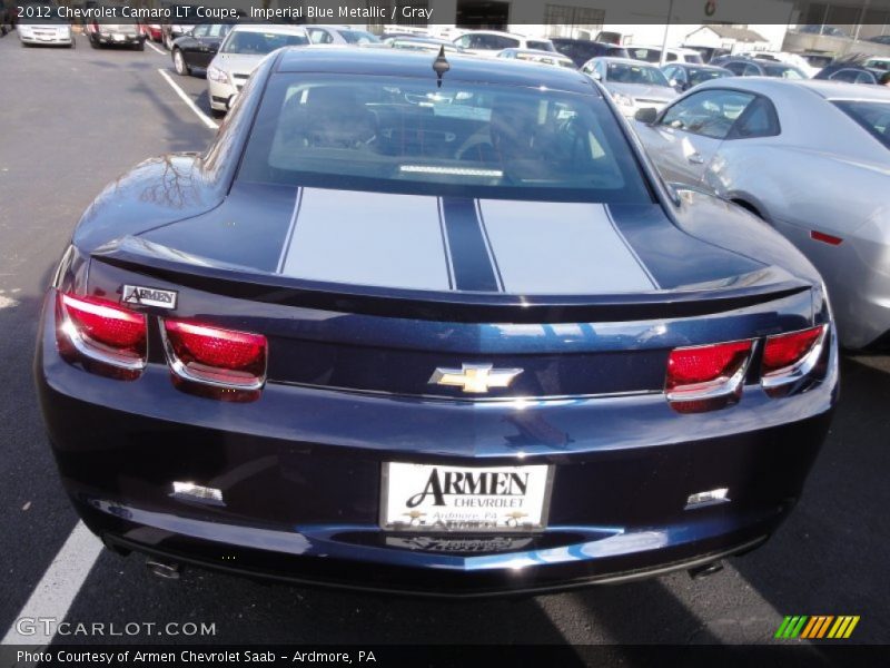 Imperial Blue Metallic / Gray 2012 Chevrolet Camaro LT Coupe