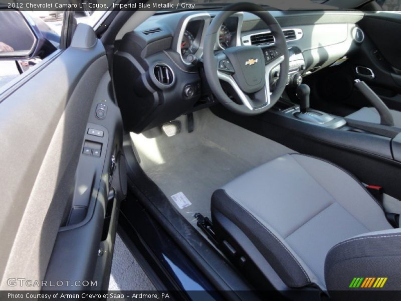 Imperial Blue Metallic / Gray 2012 Chevrolet Camaro LT Coupe