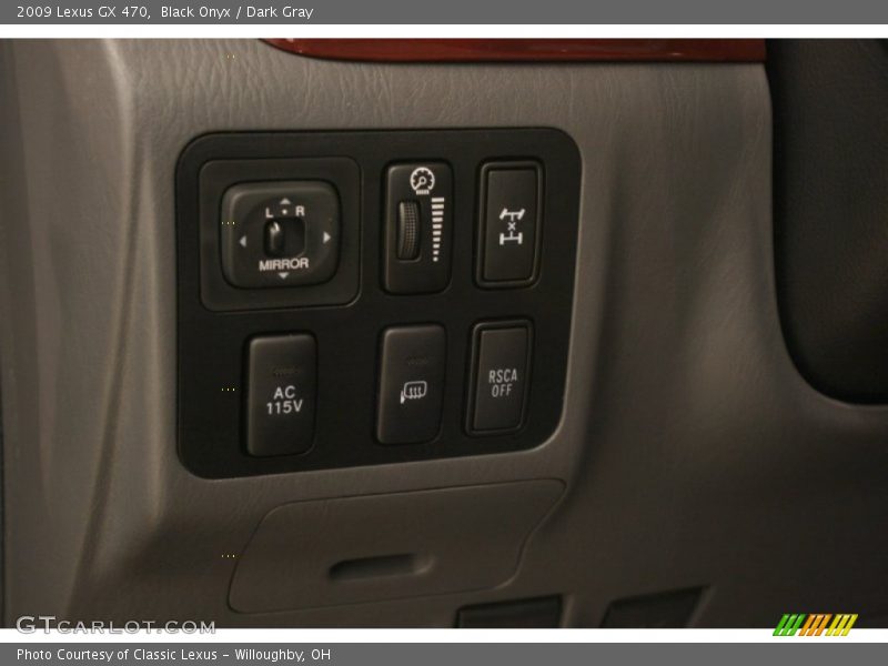 Black Onyx / Dark Gray 2009 Lexus GX 470
