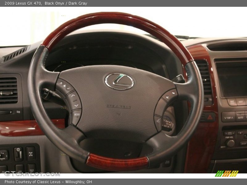 Black Onyx / Dark Gray 2009 Lexus GX 470