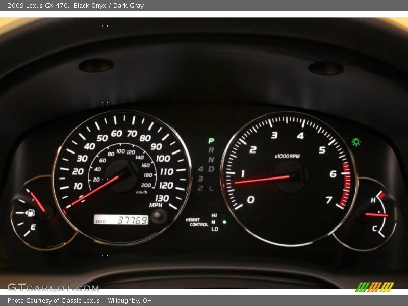 Black Onyx / Dark Gray 2009 Lexus GX 470