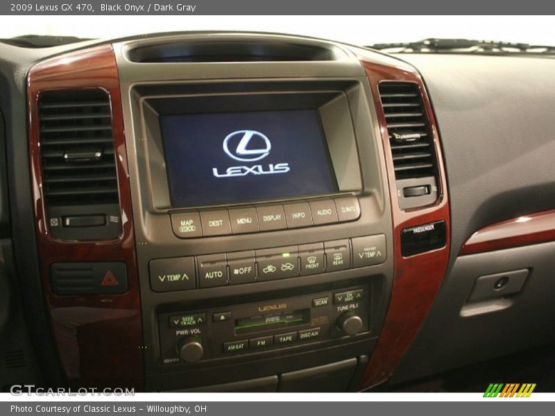 Black Onyx / Dark Gray 2009 Lexus GX 470