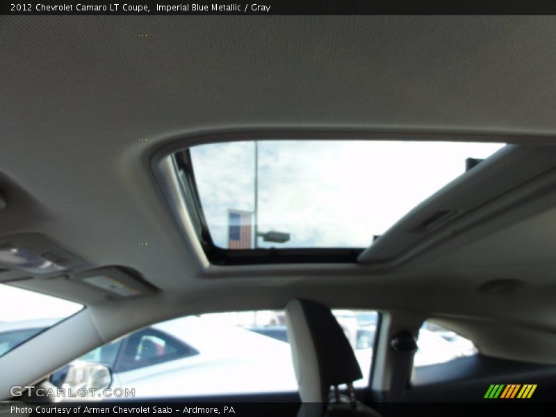 Imperial Blue Metallic / Gray 2012 Chevrolet Camaro LT Coupe