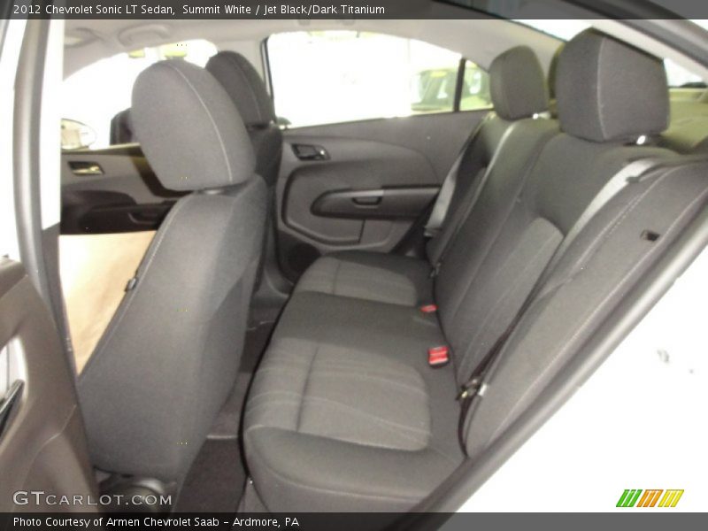 Summit White / Jet Black/Dark Titanium 2012 Chevrolet Sonic LT Sedan