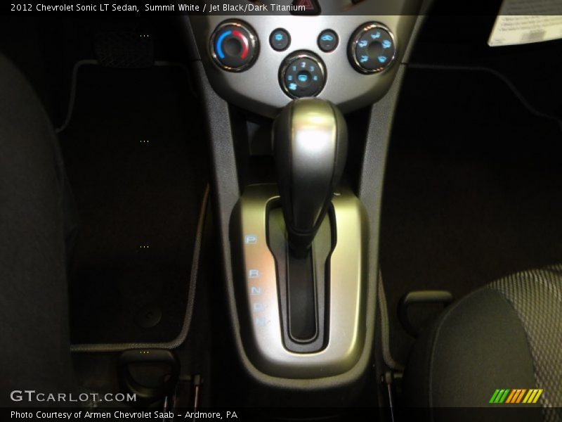 Summit White / Jet Black/Dark Titanium 2012 Chevrolet Sonic LT Sedan