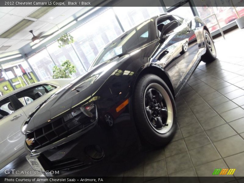 Black / Black 2012 Chevrolet Camaro LS Coupe