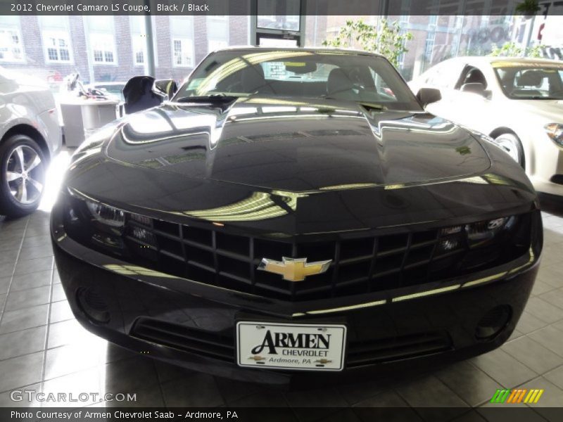 Black / Black 2012 Chevrolet Camaro LS Coupe