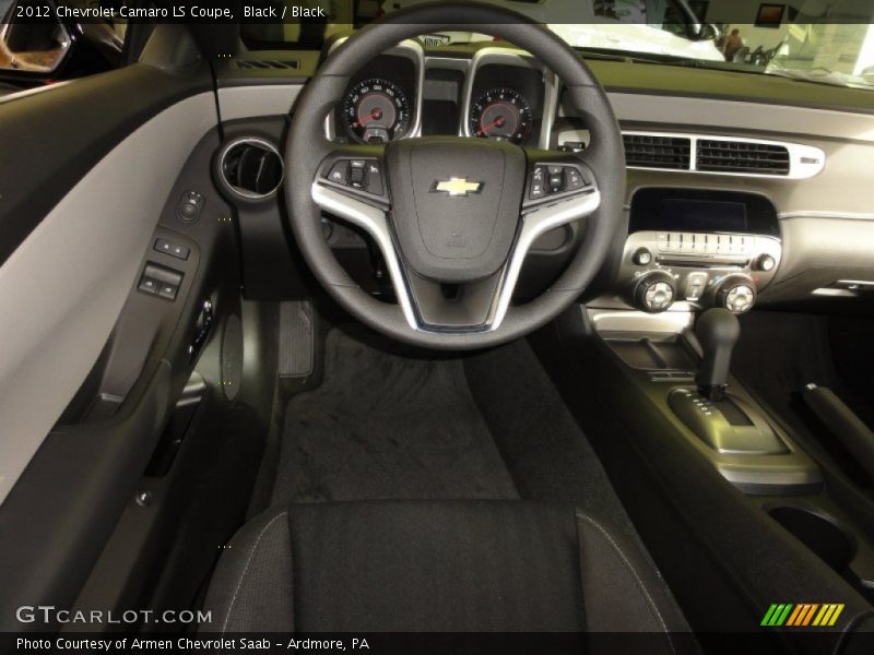 Black / Black 2012 Chevrolet Camaro LS Coupe