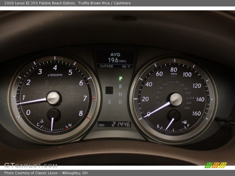  2009 ES 350 Pebble Beach Edition 350 Pebble Beach Edition Gauges