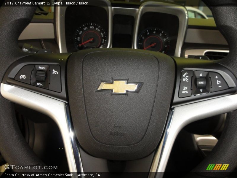 Black / Black 2012 Chevrolet Camaro LS Coupe