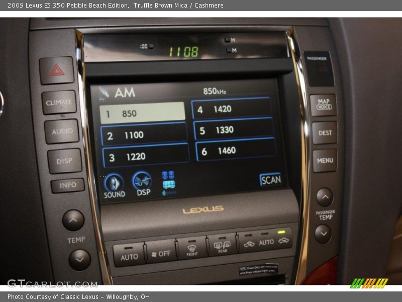 Truffle Brown Mica / Cashmere 2009 Lexus ES 350 Pebble Beach Edition