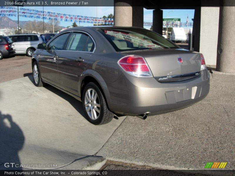 Bronzed Pewter / Tan 2008 Saturn Aura XE 3.5