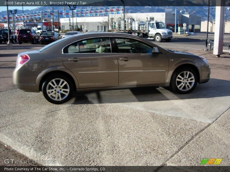 Bronzed Pewter / Tan 2008 Saturn Aura XE 3.5