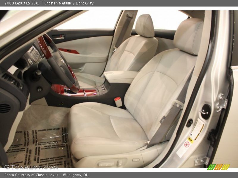 Tungsten Metallic / Light Gray 2008 Lexus ES 350