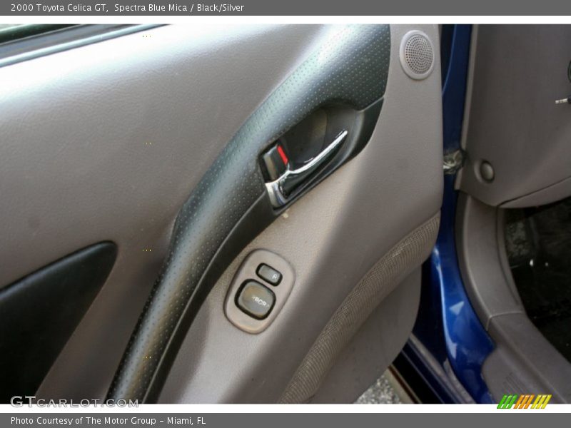 Spectra Blue Mica / Black/Silver 2000 Toyota Celica GT