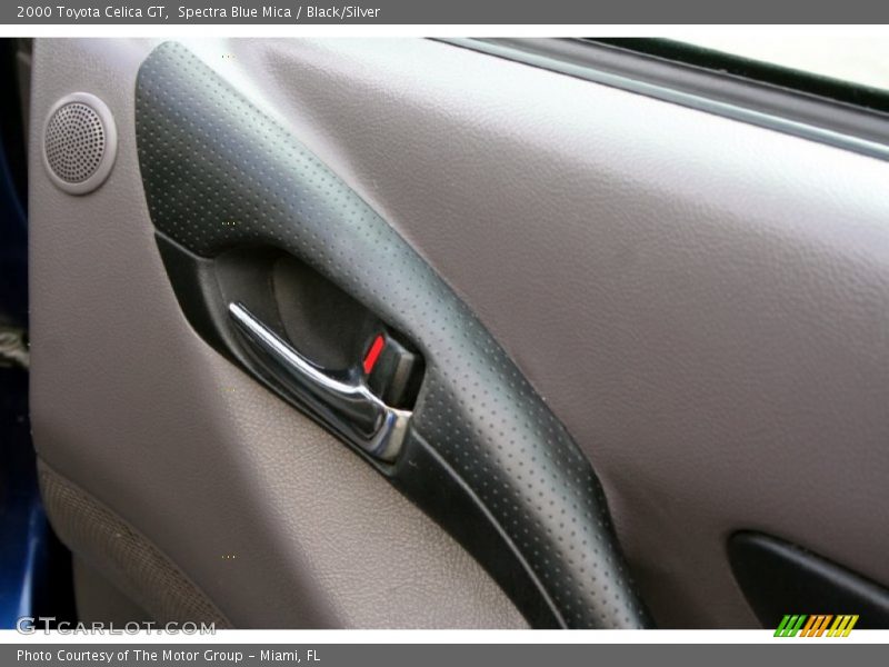 Spectra Blue Mica / Black/Silver 2000 Toyota Celica GT