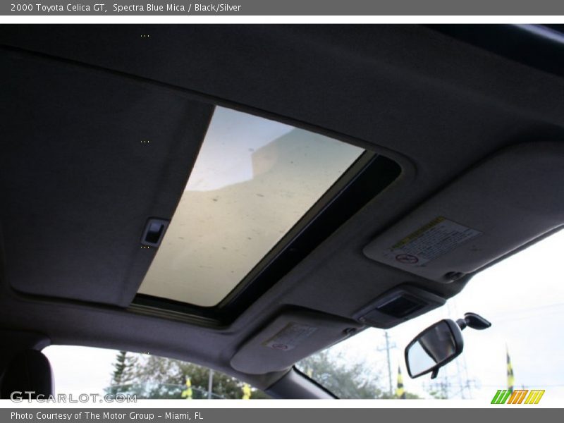 Spectra Blue Mica / Black/Silver 2000 Toyota Celica GT