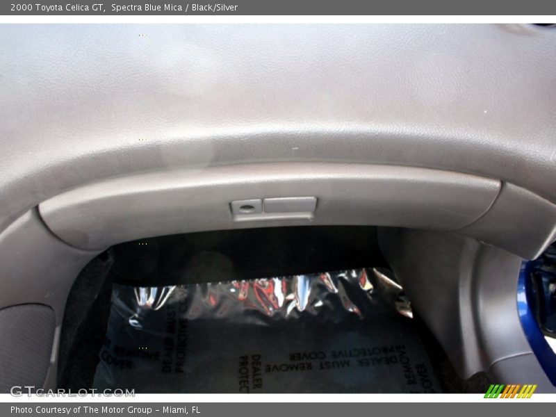 Spectra Blue Mica / Black/Silver 2000 Toyota Celica GT