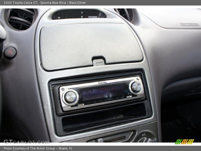 Spectra Blue Mica / Black/Silver 2000 Toyota Celica GT
