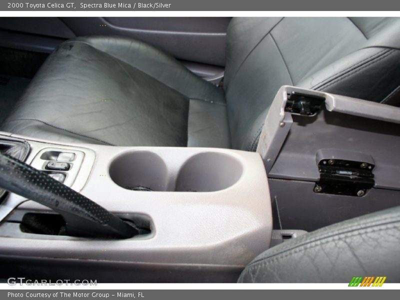 Spectra Blue Mica / Black/Silver 2000 Toyota Celica GT