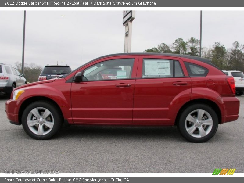 Redline 2-Coat Pearl / Dark Slate Gray/Medium Graystone 2012 Dodge Caliber SXT