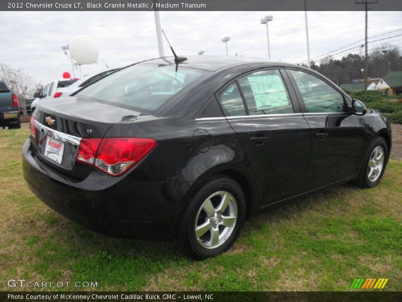 Black Granite Metallic / Medium Titanium 2012 Chevrolet Cruze LT