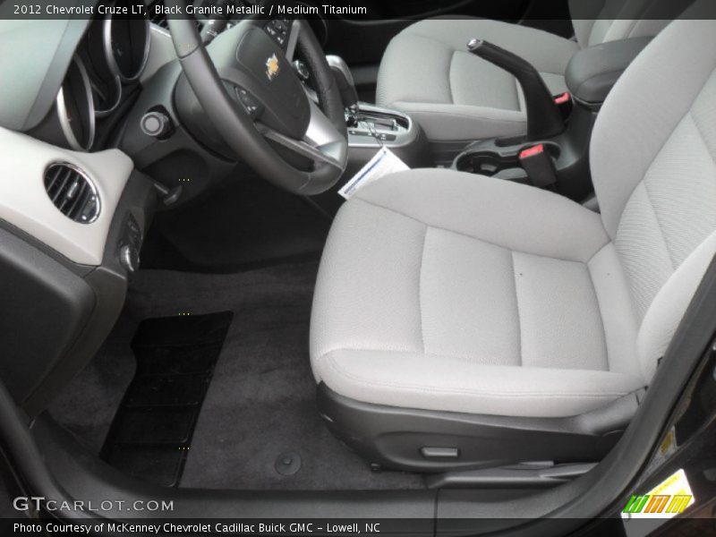 Black Granite Metallic / Medium Titanium 2012 Chevrolet Cruze LT
