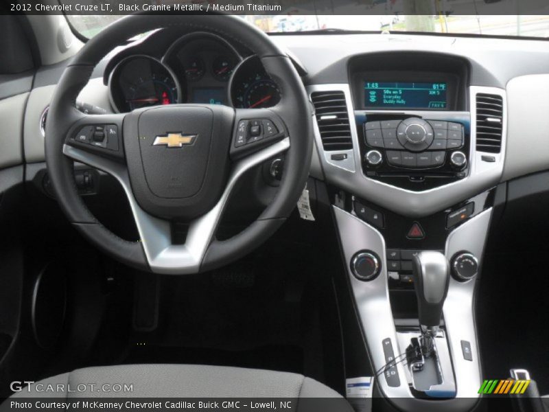Black Granite Metallic / Medium Titanium 2012 Chevrolet Cruze LT