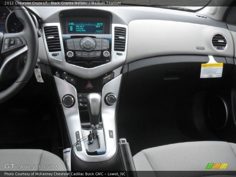 Black Granite Metallic / Medium Titanium 2012 Chevrolet Cruze LT