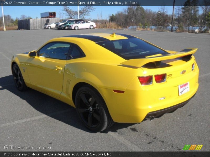 Rally Yellow / Jet Black 2012 Chevrolet Camaro LT Coupe Transformers Special Edition