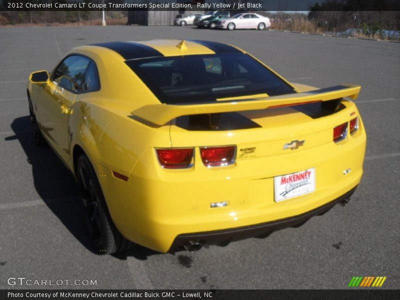 Rally Yellow / Jet Black 2012 Chevrolet Camaro LT Coupe Transformers Special Edition